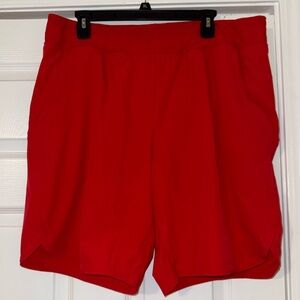 Lands' End Vibrant Red Women's Bermuda swim shorts